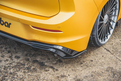 Diffusor Flaps passend für VW Golf Mk8 FL schwarz Hochglanz