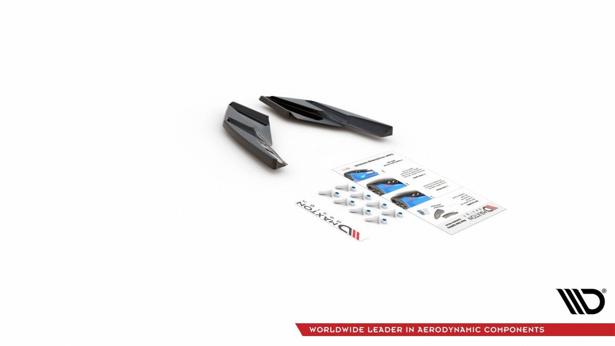 Diffusor Flaps passend für VW Golf Mk8 FL schwarz Hochglanz