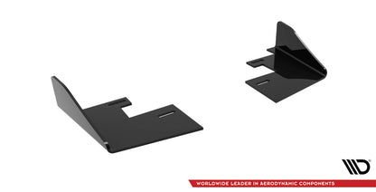 Diffusor Flaps passend für VW Golf R Mk7 schwarz Hochglanz