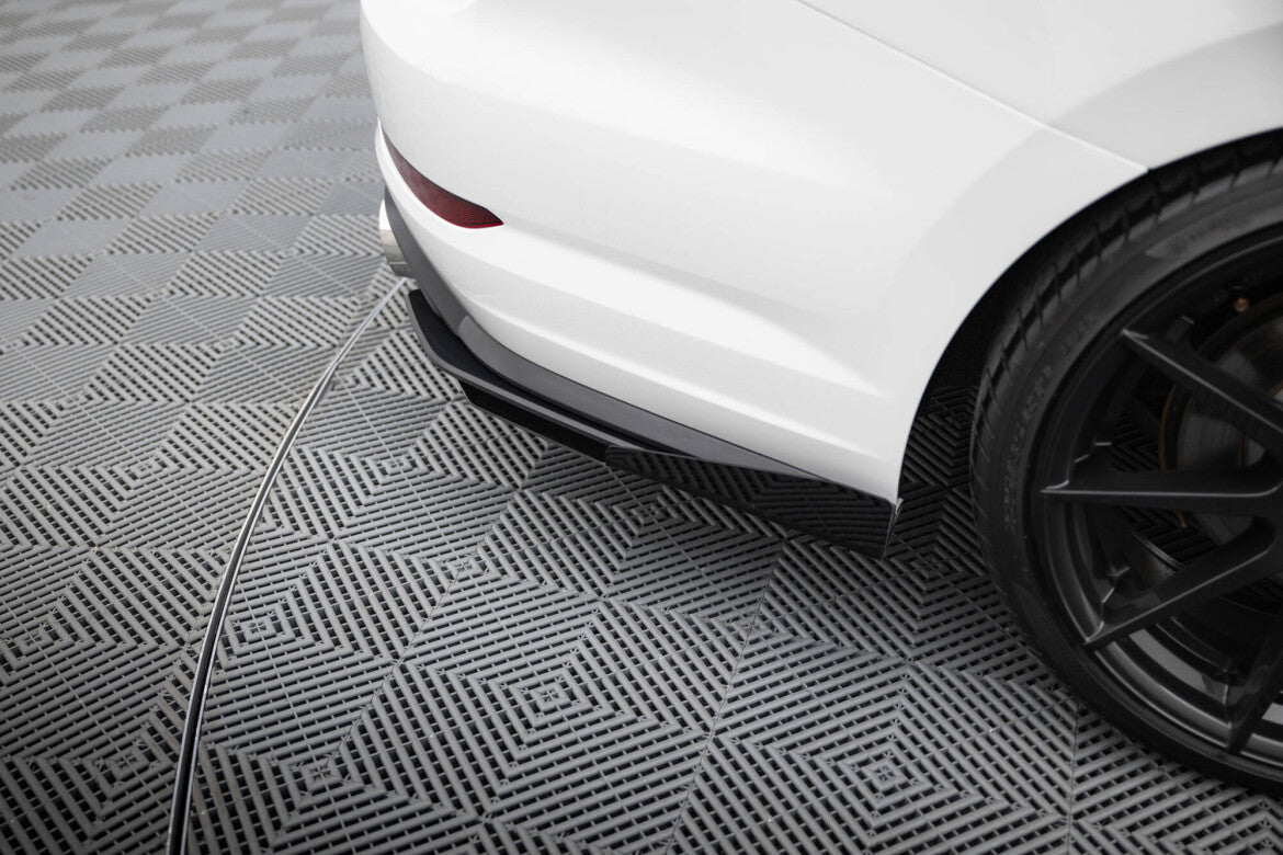 Diffusor Flaps passend für VW Jetta GLI Mk7 schwarz Hochglanz