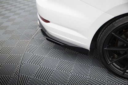 Diffusor Flaps passend für VW Jetta GLI Mk7 schwarz Hochglanz