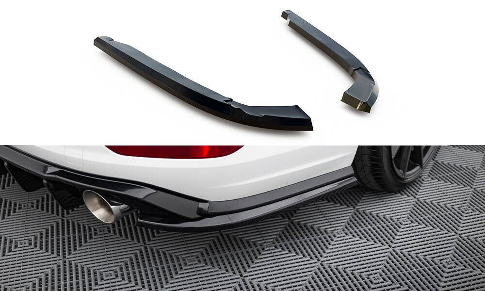 Diffusor Flaps passend für VW Jetta GLI Mk7 schwarz Hochglanz
