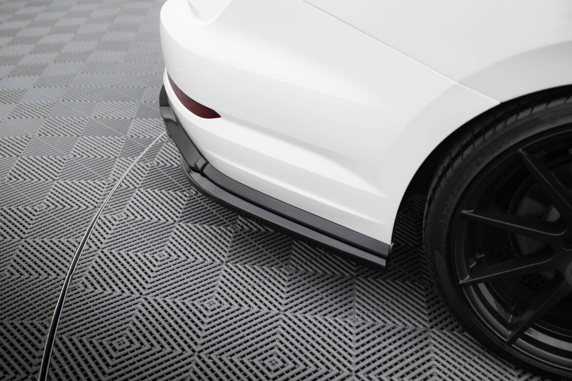 Diffusor Flaps passend für VW Jetta GLI Mk7 schwarz Hochglanz