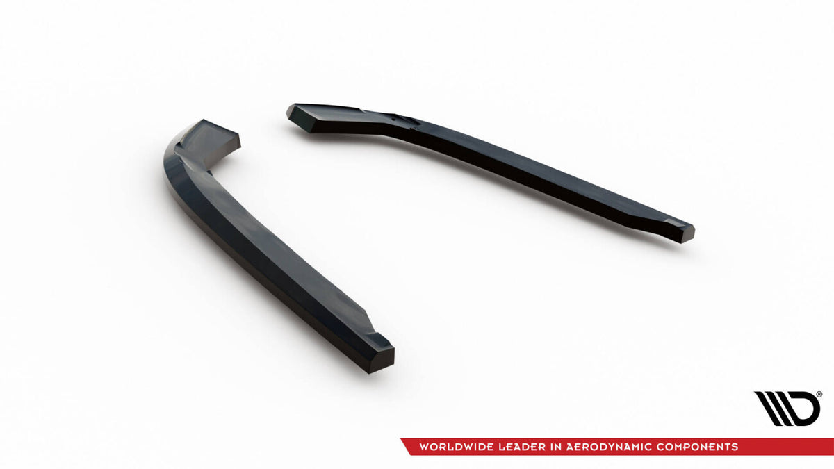 Diffusor Flaps passend für VW Jetta GLI Mk7 schwarz Hochglanz