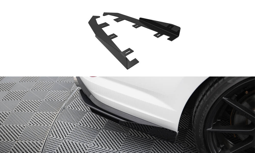 Diffusor Flaps passend für VW Jetta GLI Mk7 schwarz Hochglanz