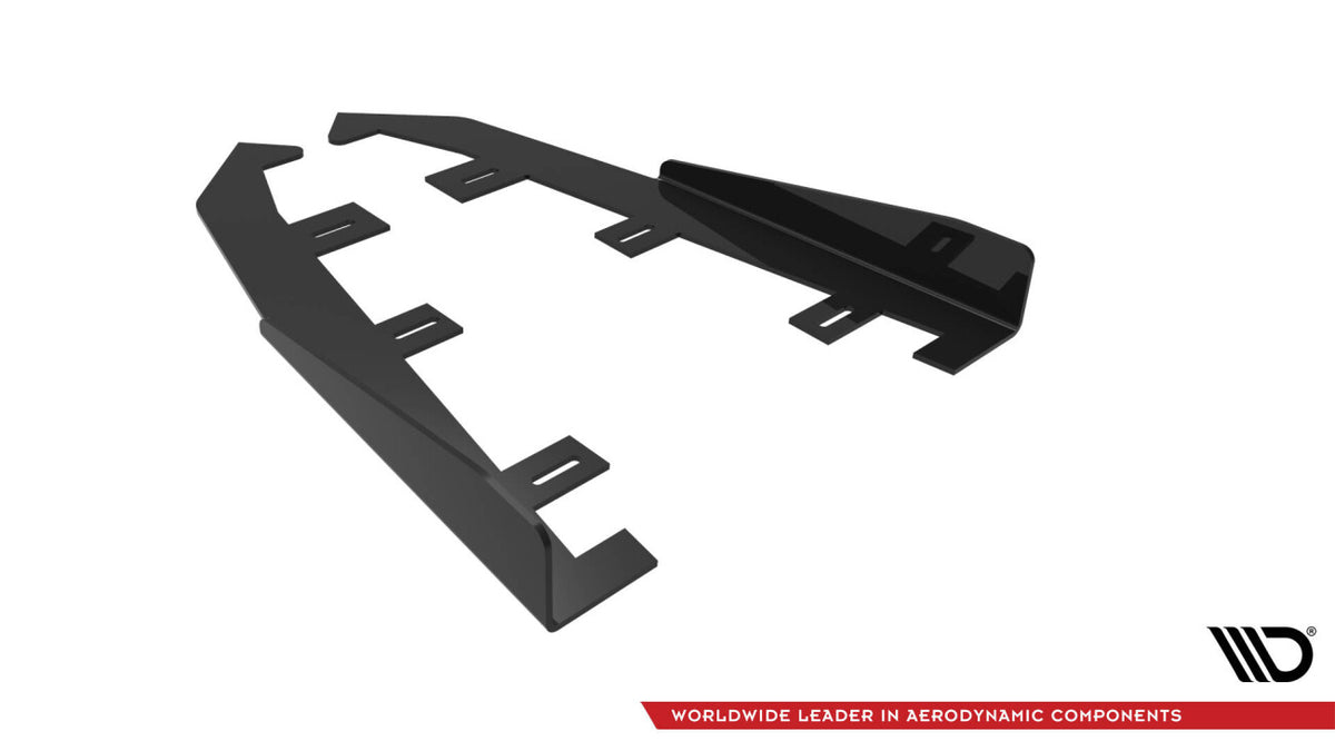 Diffusor Flaps passend für VW Jetta GLI Mk7 schwarz Hochglanz