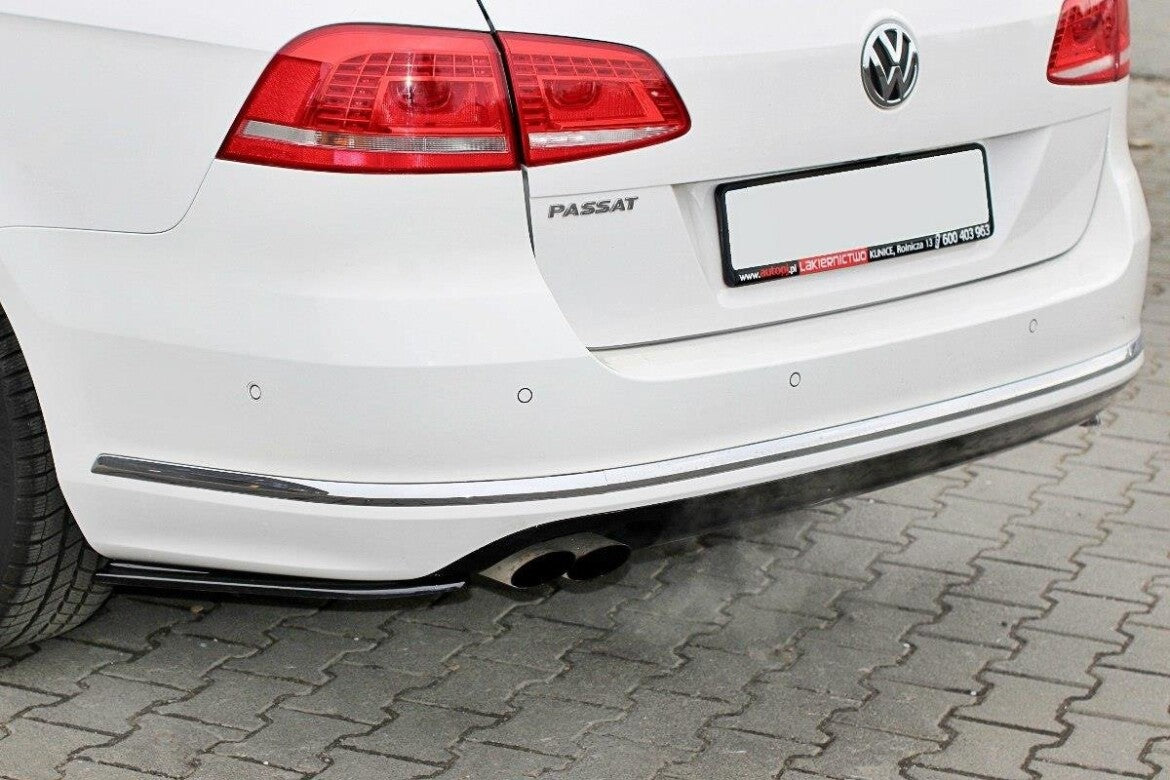 Diffusor Flaps passend für VW Passat B7 R-Line Variant Carbon Look