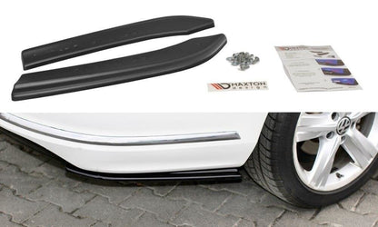Diffusor Flaps passend für VW Passat B7 R-Line Variant Carbon Look