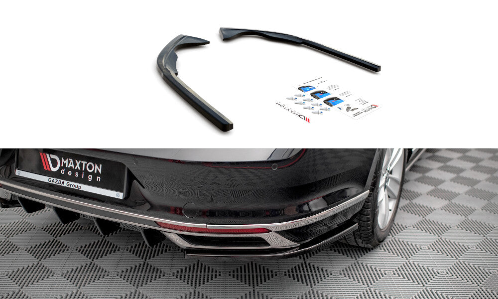 Diffusor Flaps passend für VW Passat B8 FL schwarz Hochglanz