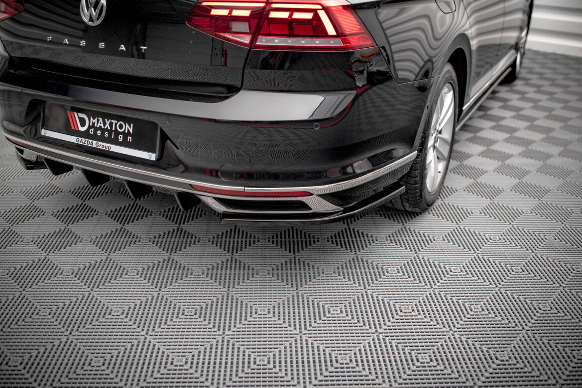 Diffusor Flaps passend für VW Passat B8 FL schwarz Hochglanz