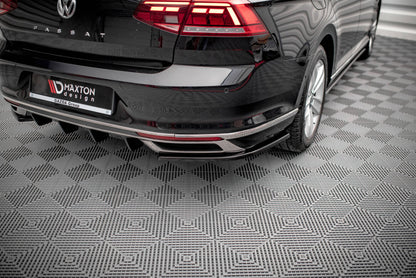 Diffusor Flaps passend für VW Passat B8 FL schwarz Hochglanz