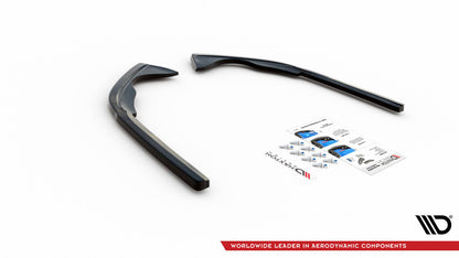 Diffusor Flaps passend für VW Passat B8 FL schwarz Hochglanz