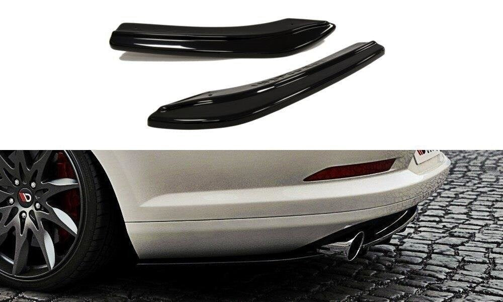 Diffusor Flaps passend für VW Passat CC R36 RLINE (vor FL) schwarz Hochglanz