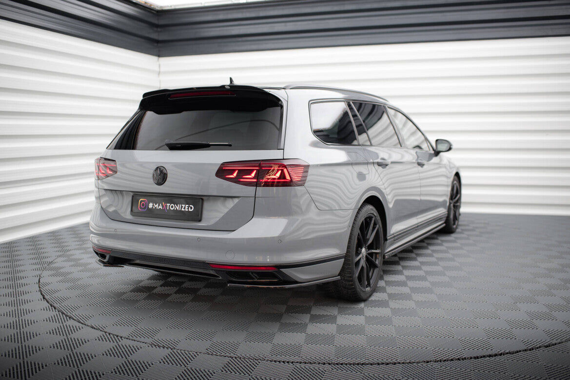 Diffusor Flaps passend für VW Passat R-Line B8 FL schwarz Hochglanz