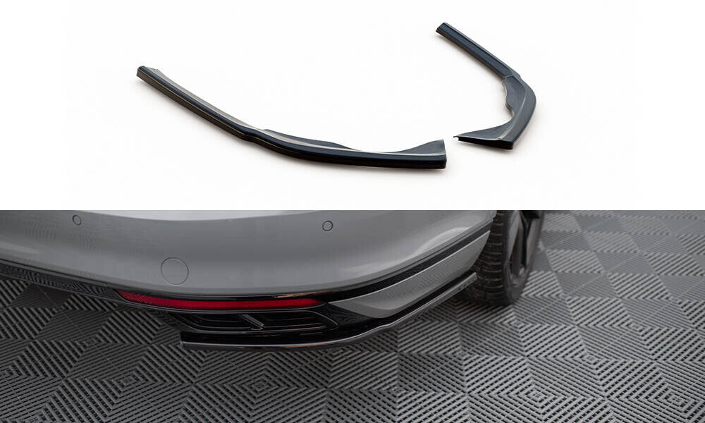 Diffusor Flaps passend für VW Passat R-Line B8 FL schwarz Hochglanz