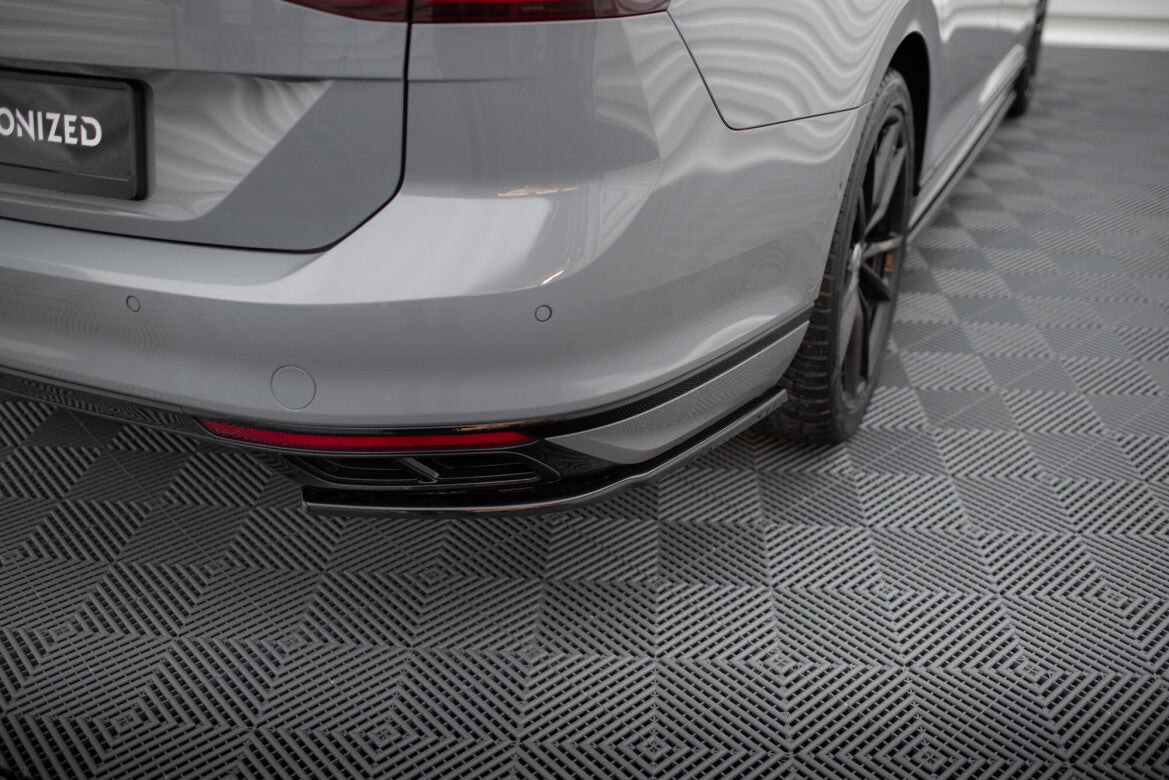 Diffusor Flaps passend für VW Passat R-Line B8 FL schwarz Hochglanz
