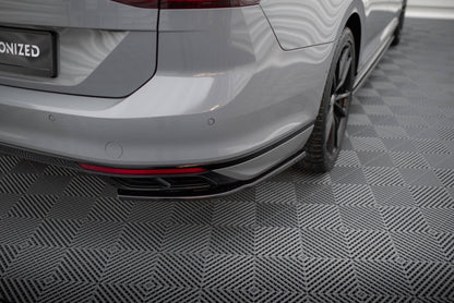Diffusor Flaps passend für VW Passat R-Line B8 FL schwarz Hochglanz