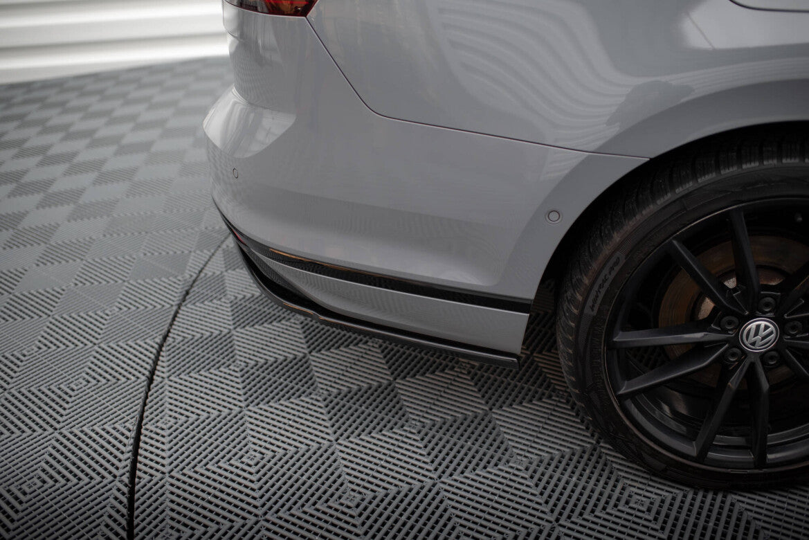 Diffusor Flaps passend für VW Passat R-Line B8 FL schwarz Hochglanz