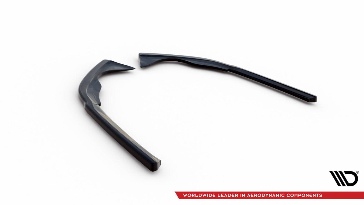 Diffusor Flaps passend für VW Passat R-Line B8 FL schwarz Hochglanz