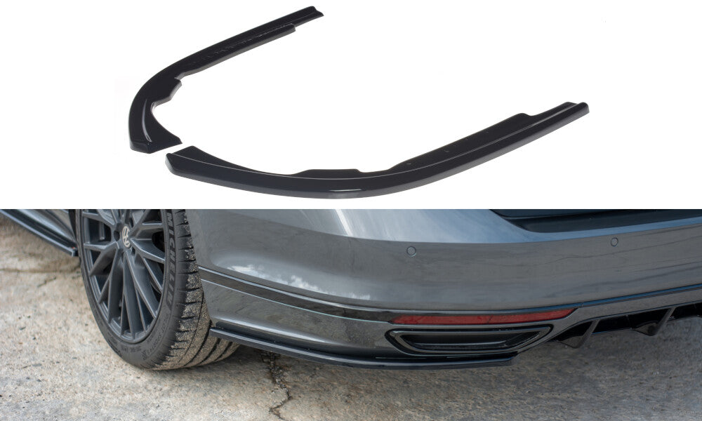 Diffusor Flaps passend für VW Passat R-Line B8 schwarz Hochglanz