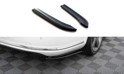 Diffusor Flaps passend für VW Passat Variant B7 schwarz Hochglanz
