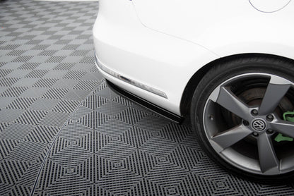 Diffusor Flaps passend für VW Passat Variant B7 schwarz Hochglanz