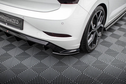 Diffusor Flaps passend für VW Polo GTI Mk6 FL schwarz Hochglanz