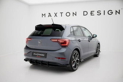 Diffusor Flaps passend für VW Polo GTI Mk6 FL schwarz Hochglanz