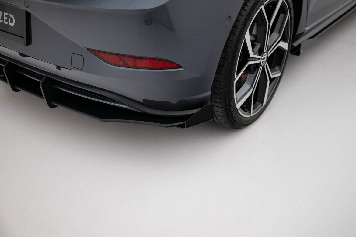 Diffusor Flaps passend für VW Polo GTI Mk6 FL schwarz Hochglanz