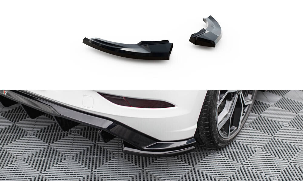 Diffusor Flaps passend für VW Polo GTI Mk6 FL schwarz Hochglanz