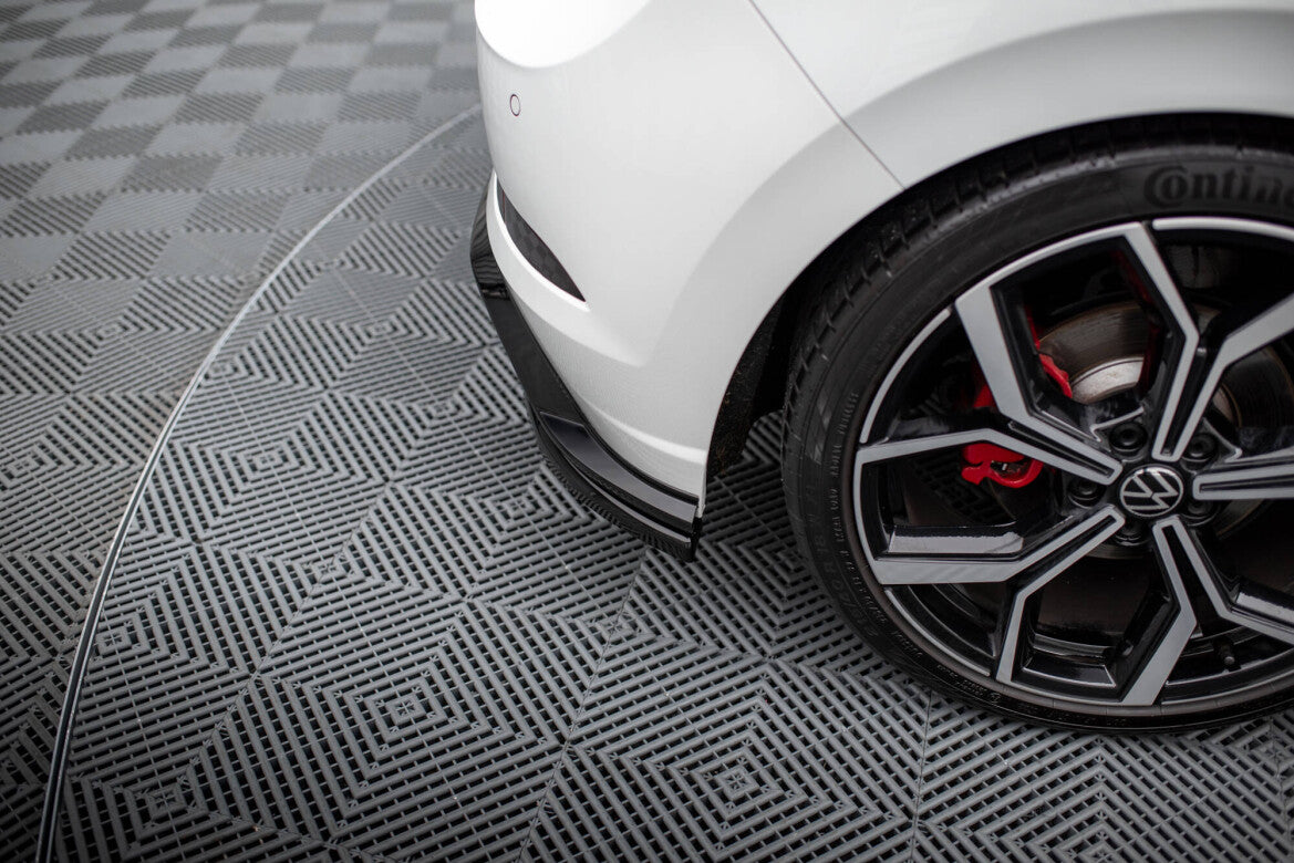 Diffusor Flaps passend für VW Polo GTI Mk6 FL schwarz Hochglanz
