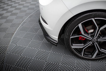 Diffusor Flaps passend für VW Polo GTI Mk6 FL schwarz Hochglanz