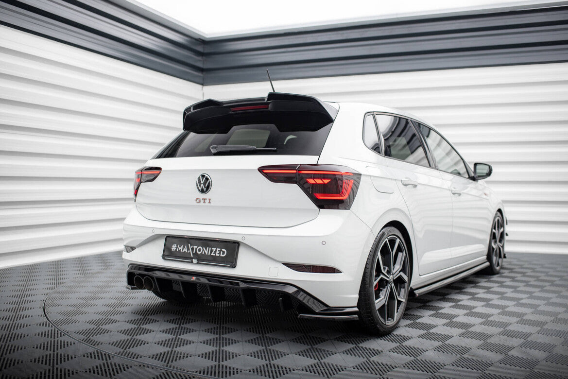 Diffusor Flaps passend für VW Polo GTI Mk6 FL schwarz Hochglanz