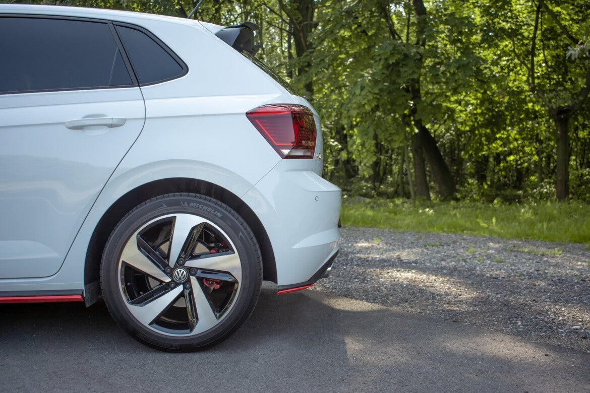Diffusor Flaps passend für VW Polo GTI Mk6 rot Hochglanz