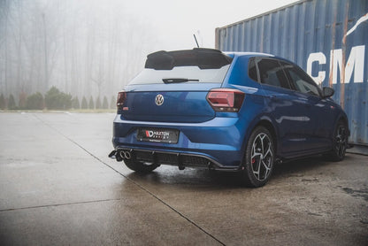 Diffusor Flaps passend für VW Polo GTI Mk6 schwarz Hochglanz