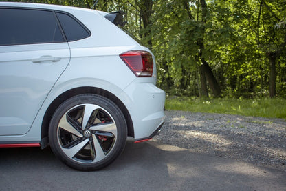 Diffusor Flaps passend für VW Polo GTI Mk6 schwarz Hochglanz
