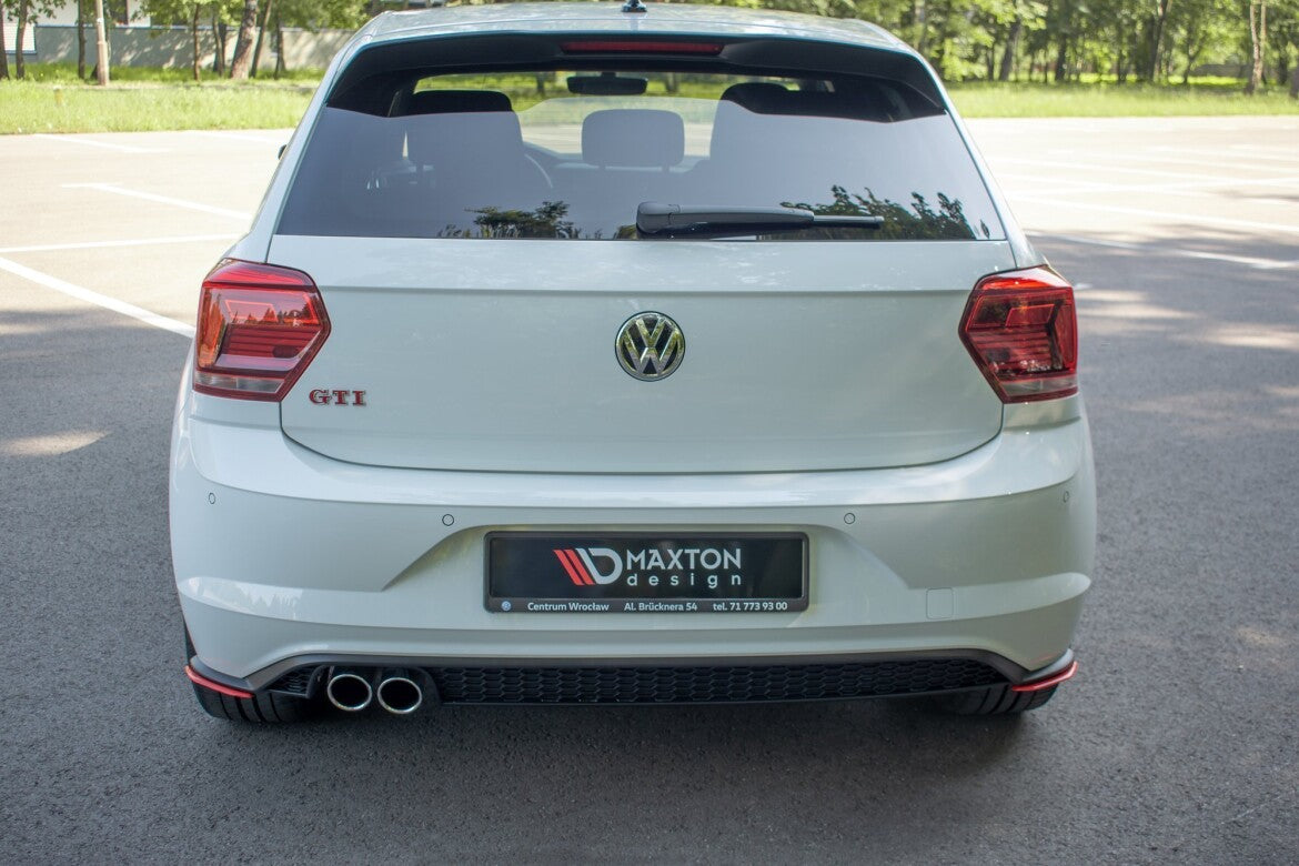 Diffusor Flaps passend für VW Polo GTI Mk6 schwarz Hochglanz