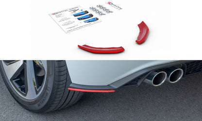 Diffusor Flaps passend für VW Polo GTI Mk6 schwarz Hochglanz