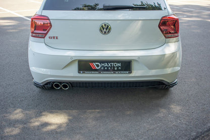 Diffusor Flaps passend für VW Polo GTI Mk6 schwarz Hochglanz