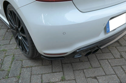 Diffusor Flaps passend für VW Polo WRC Mk5 schwarz Hochglanz