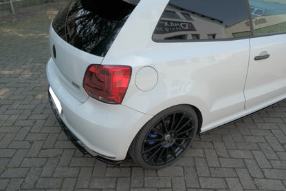 Diffusor Flaps passend für VW Polo WRC Mk5 schwarz Hochglanz