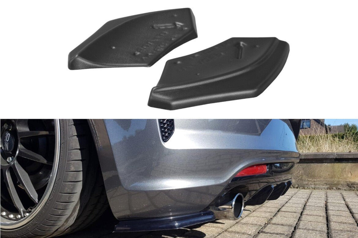 Diffusor Flaps passend für VW Scirocco MK.3 R FL schwarz Hochglanz