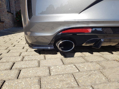 Diffusor Flaps passend für VW Scirocco MK.3 R FL schwarz Hochglanz