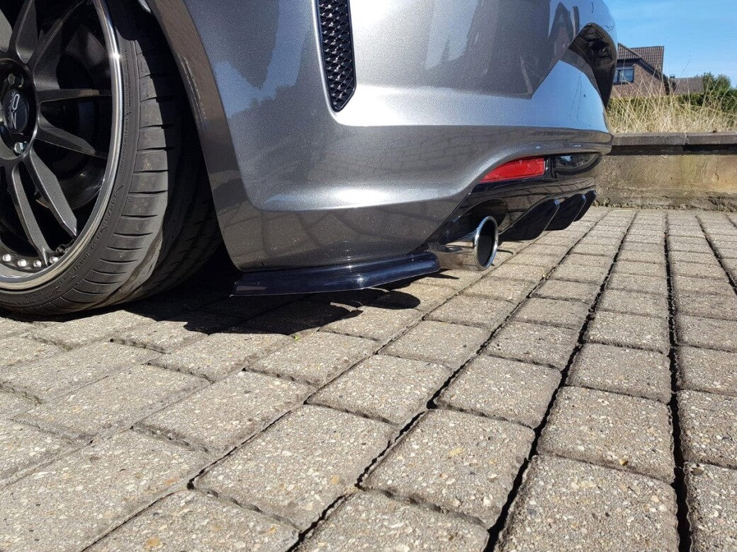 Diffusor Flaps passend für VW Scirocco MK.3 R FL schwarz Hochglanz