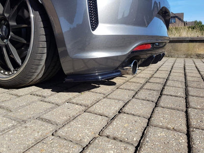 Diffusor Flaps passend für VW Scirocco MK.3 R FL schwarz Hochglanz