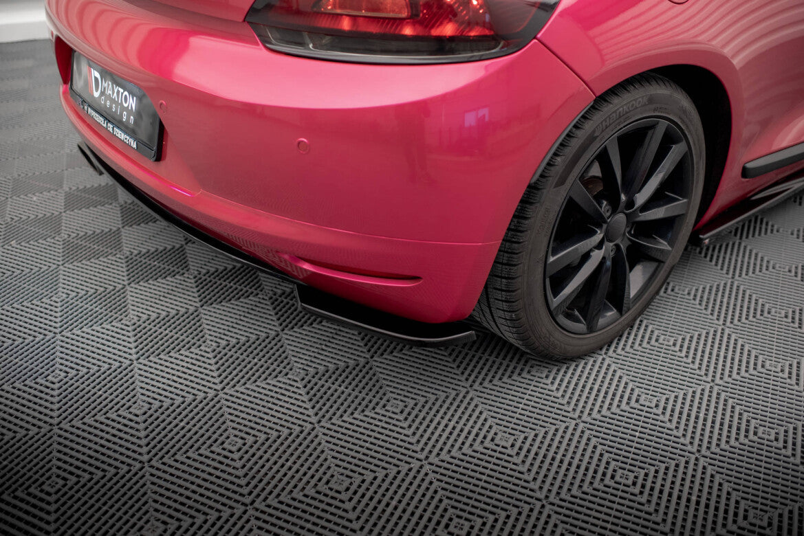 Diffusor Flaps passend für VW Scirocco Mk3 schwarz Hochglanz