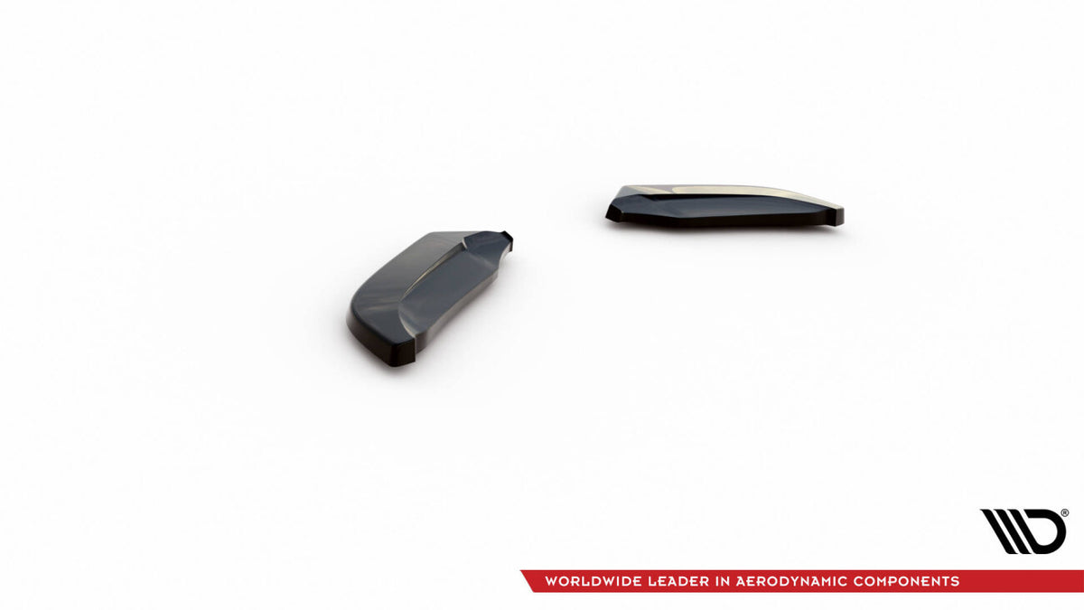 Diffusor Flaps passend für VW Scirocco Mk3 schwarz Hochglanz