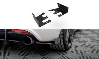Diffusor Flaps passend für VW Scirocco R Mk3 schwarz Hochglanz