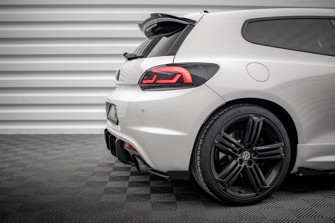 Diffusor Flaps passend für VW Scirocco R Mk3 schwarz Hochglanz