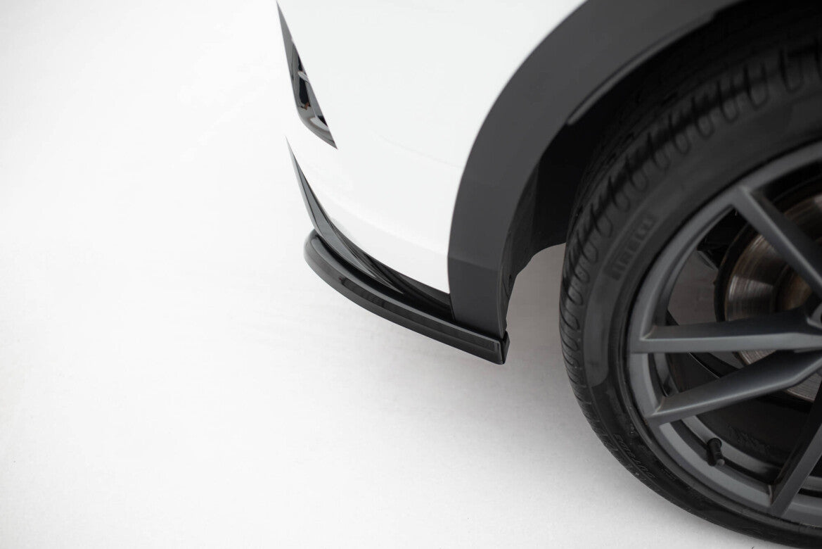 Diffusor Flaps passend für VW T-Roc R Mk1 schwarz Hochglanz